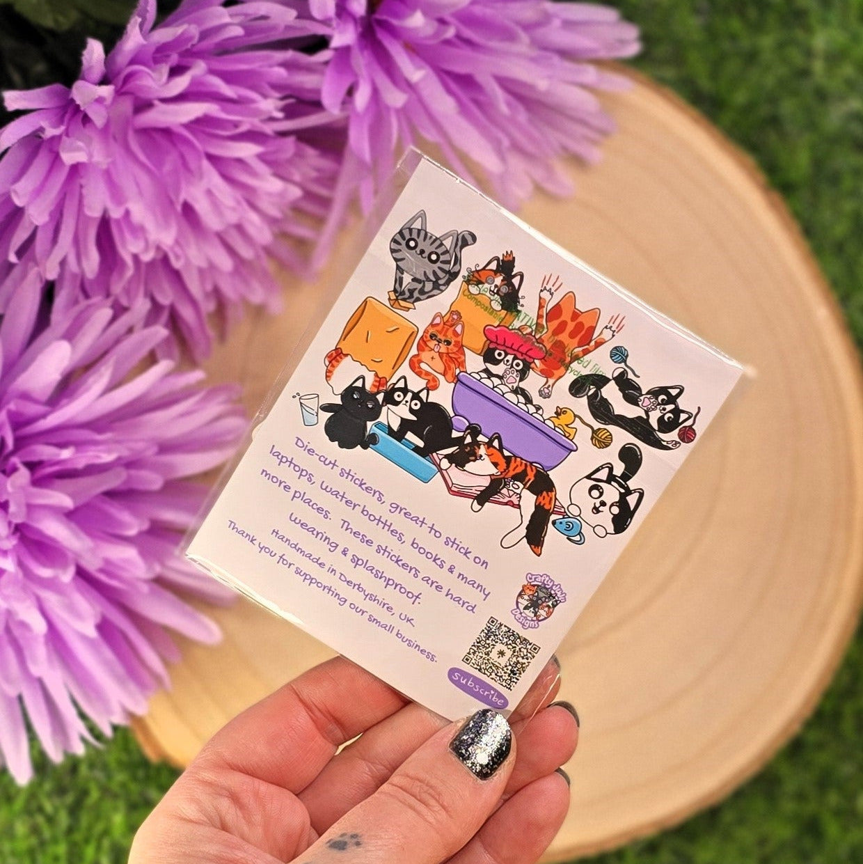 Cats Being Cats Sticker Pack – 11 Vinyl Cat Stickers | Durable, Waterproof & Fun