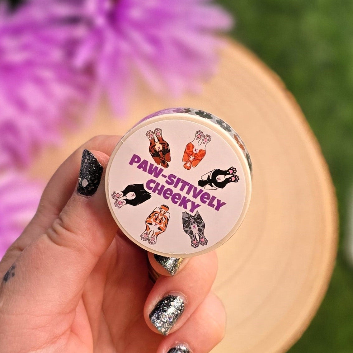 Paw-sitively Cheeky – Cat Butt Washi Tape for Planners, Journals & Crafts