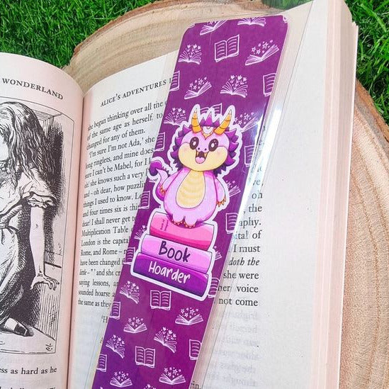 Draco The Dragon, The Book Hoarder Bookmarks