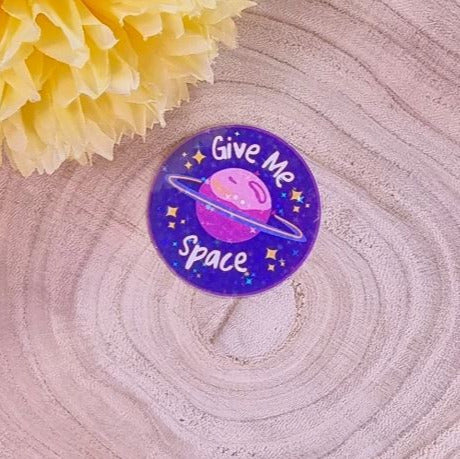 Give Me Space Holographic Vinyl Sticker