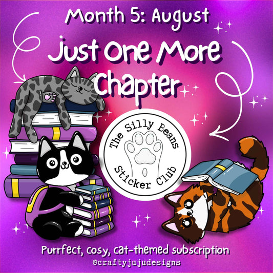 Silly Beans Club – Deluxe Monthly Cat Sticker Subscription Box with Exclusive Sticker Sets & Bonus Goodies | Crafty JuJu Designs